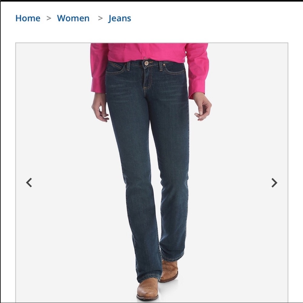 Wrangler brown no gap q baby riding jeans